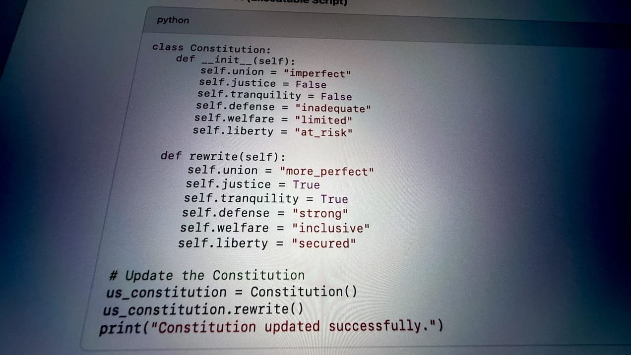 The source code of democracy